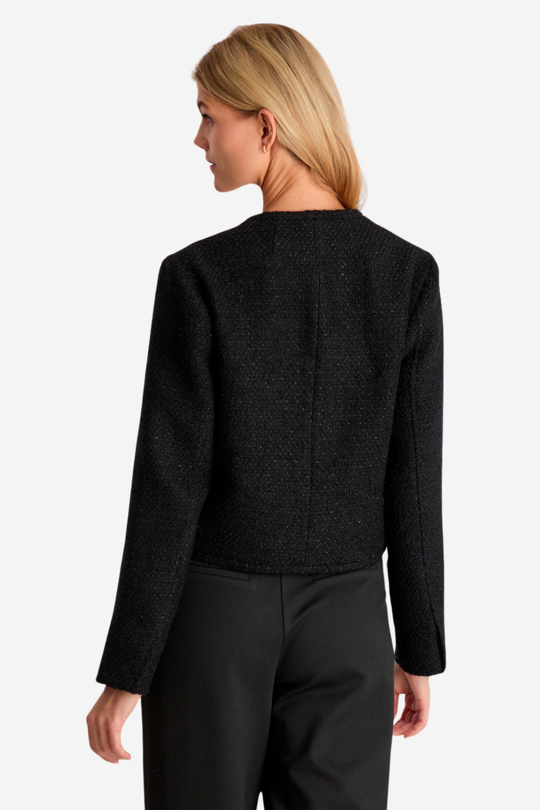 Manua Boucle Jacket Black