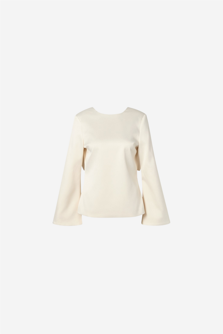 Elna Bow Detailed Top Vanilla