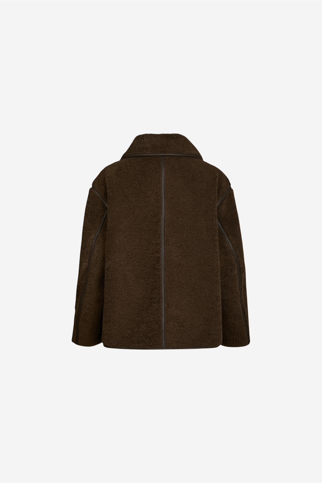 Edmund Teddy Jacket Dark Brown