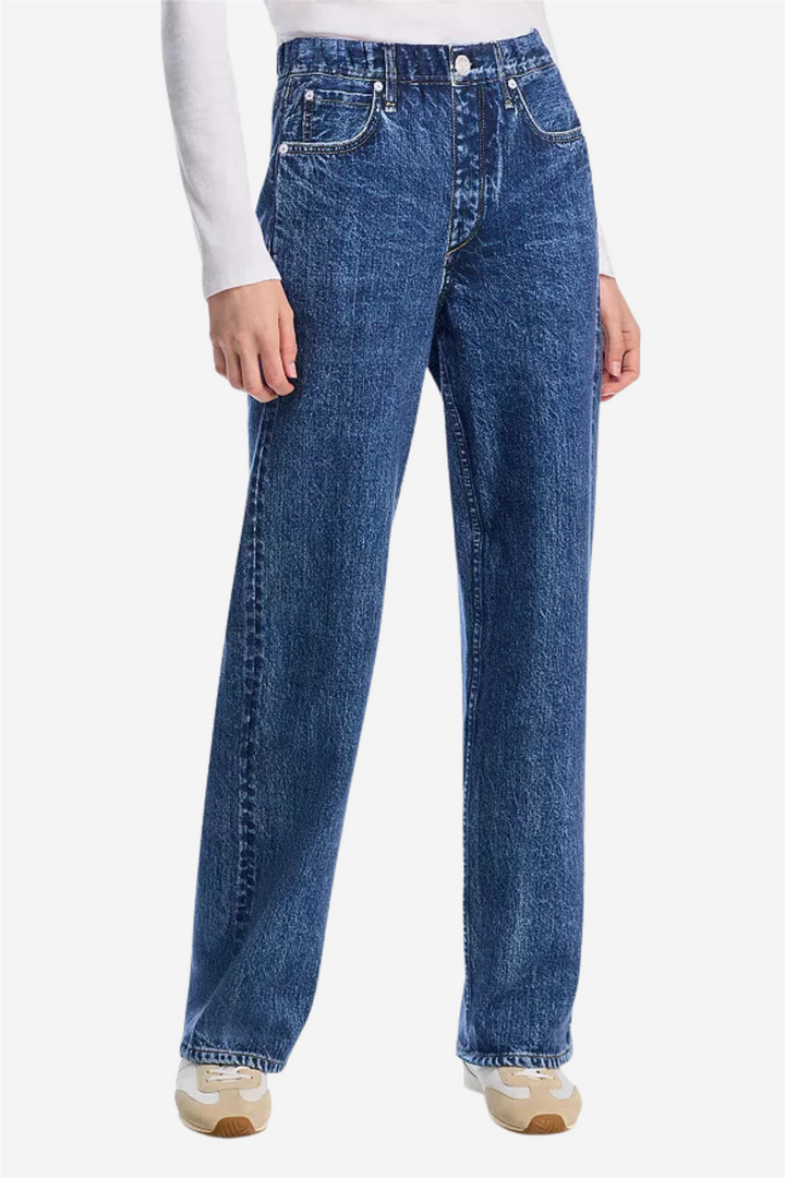 MIRAMAR FLEECE TERRY WIDE LEG TOPAZ