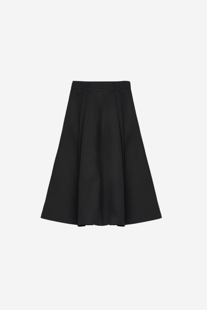 Anna Cotton Skirt Black