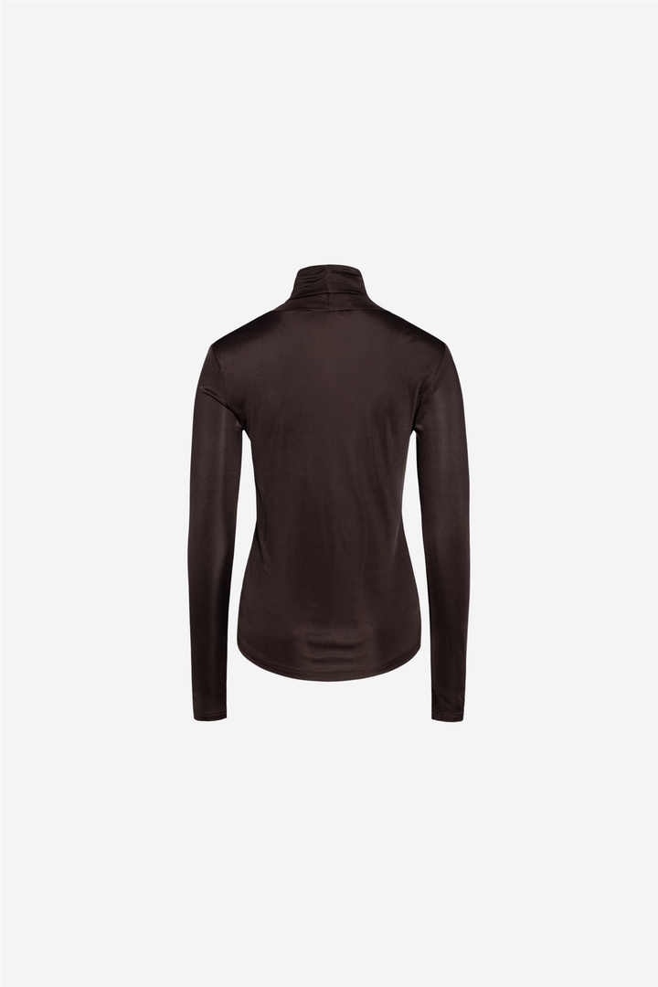 Heart Turtleneck Brown