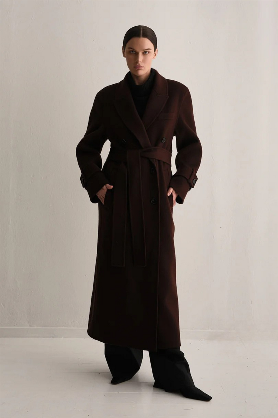 Saville Coat Mahogany