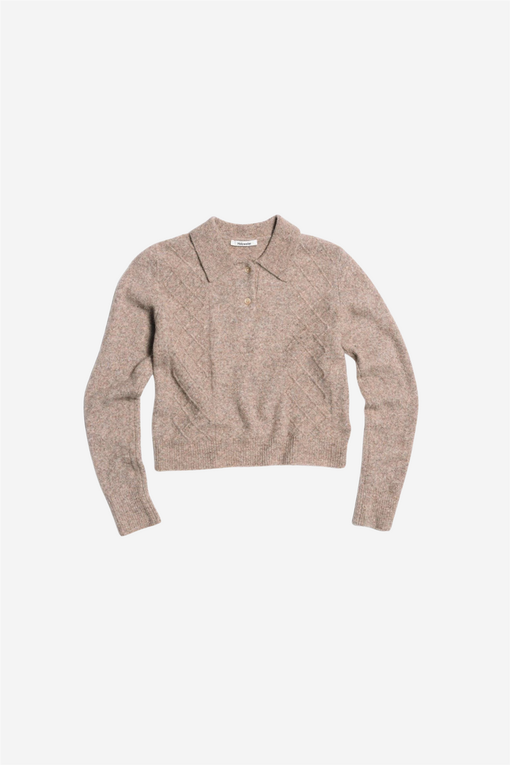 Argyle Polo Taupe