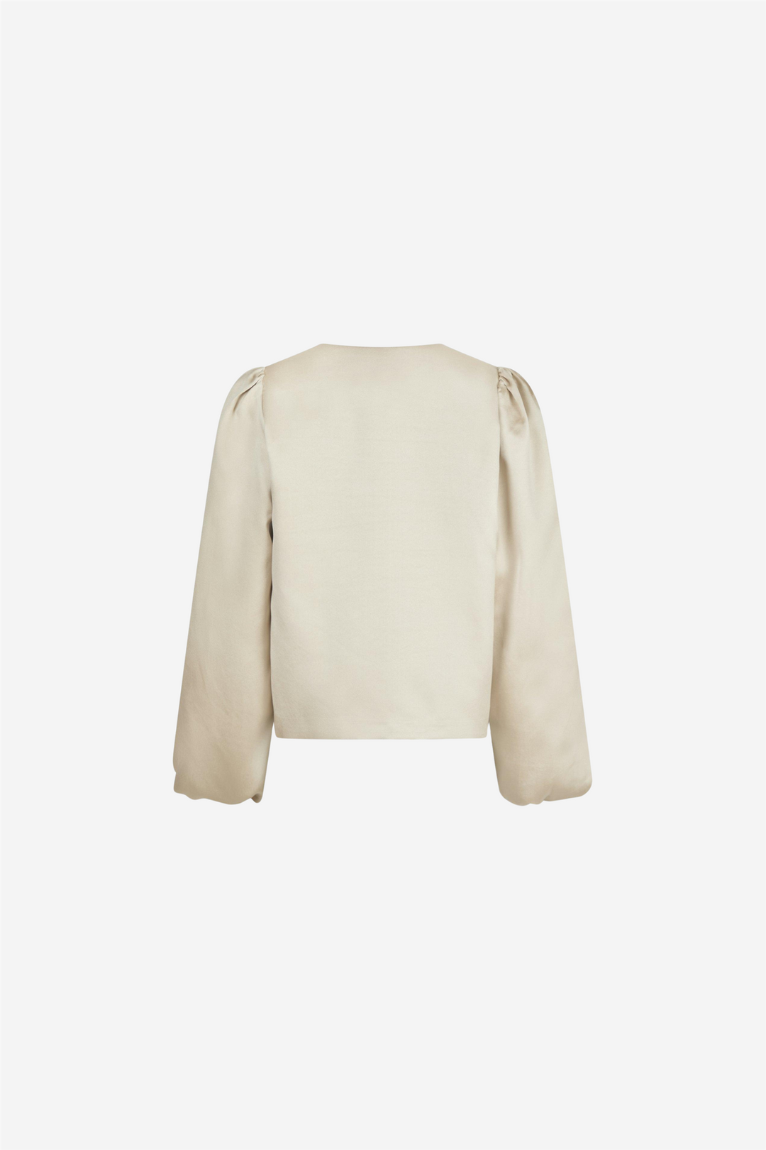 Daliska Dull Satin Blouse Sand