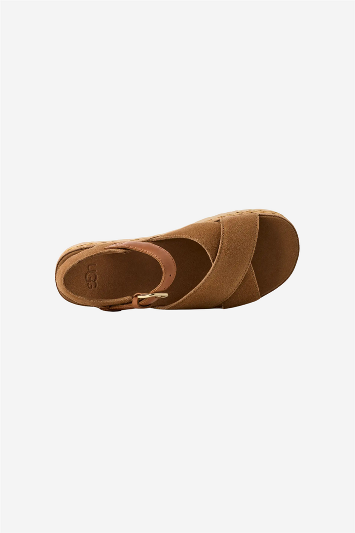 W Aubrey Ankle Strap Chestnut