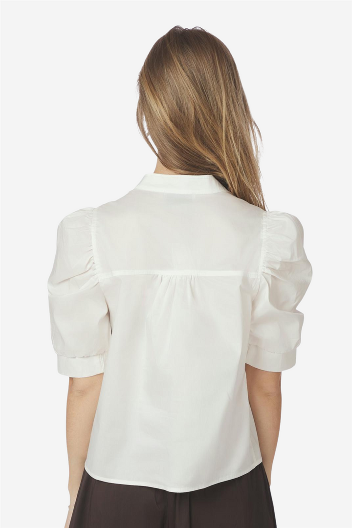 Roella Poplin Bluse White