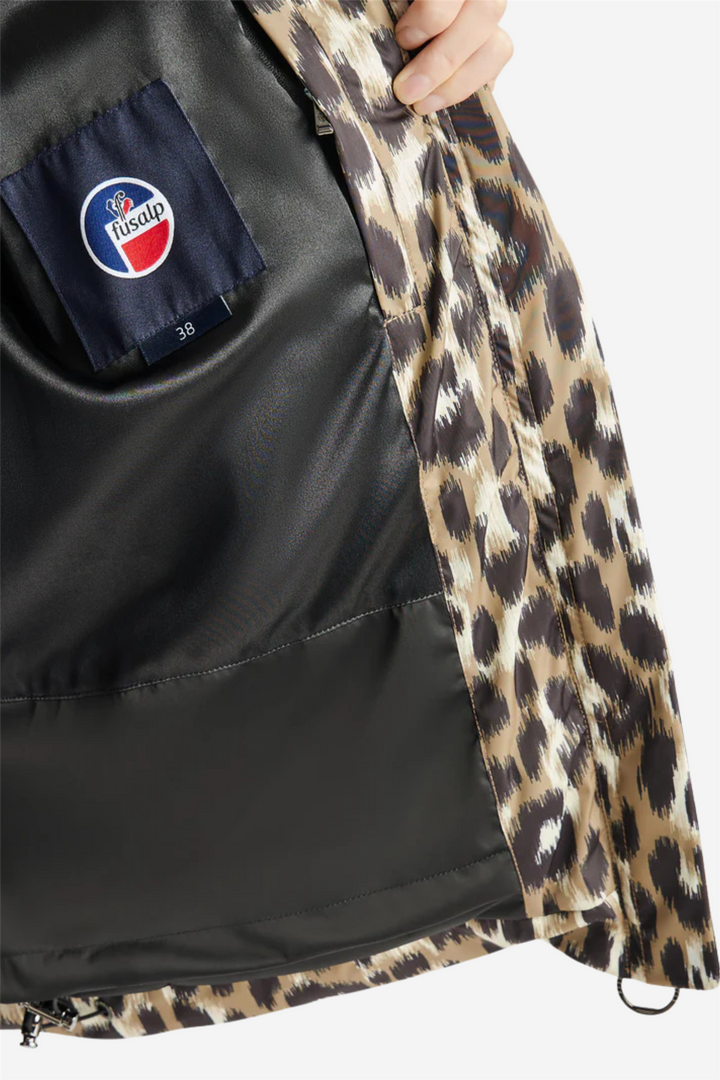 Ada Jacket Leopard Flou Savane