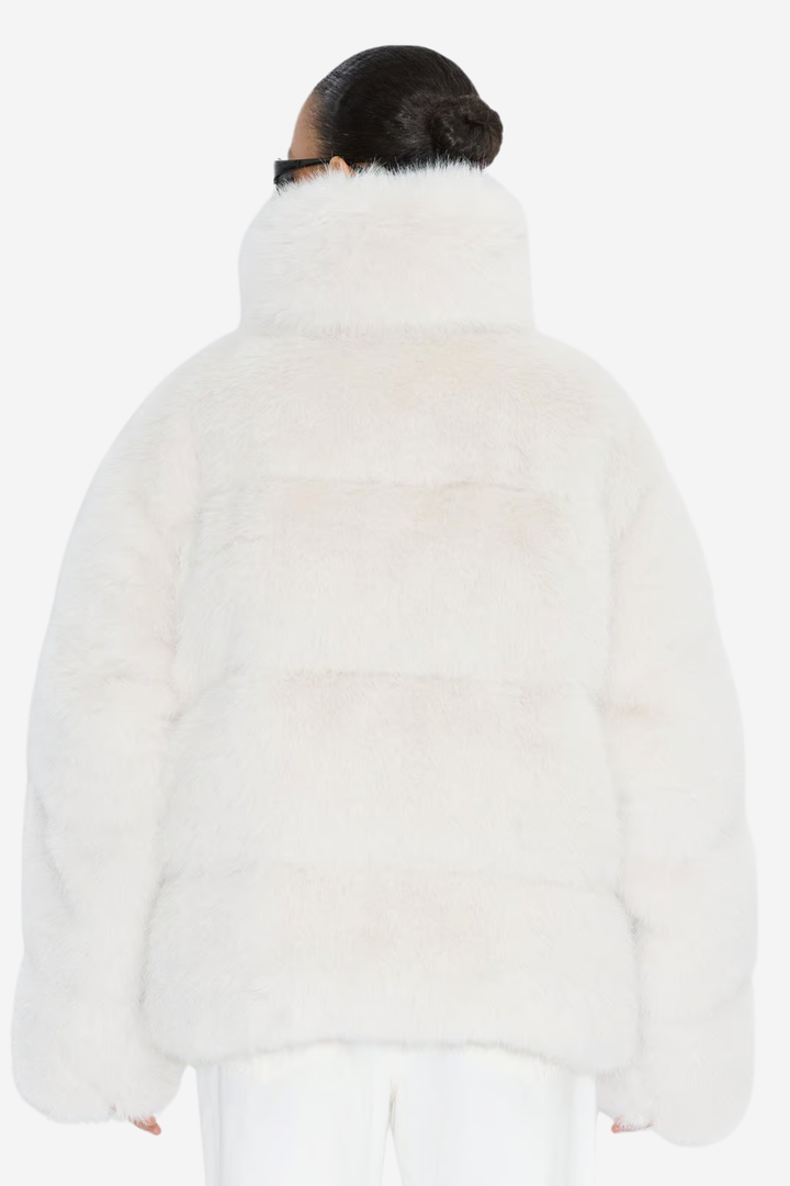 Steilia FauxFur Down Jacket Off White