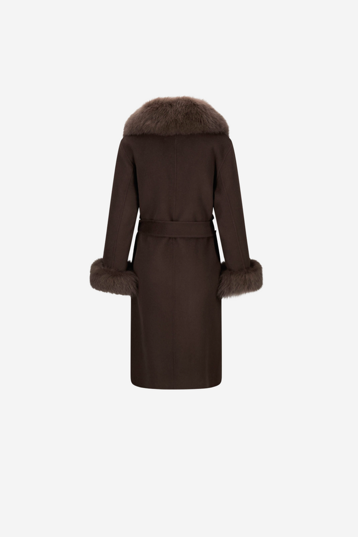 Marta Coat Brown