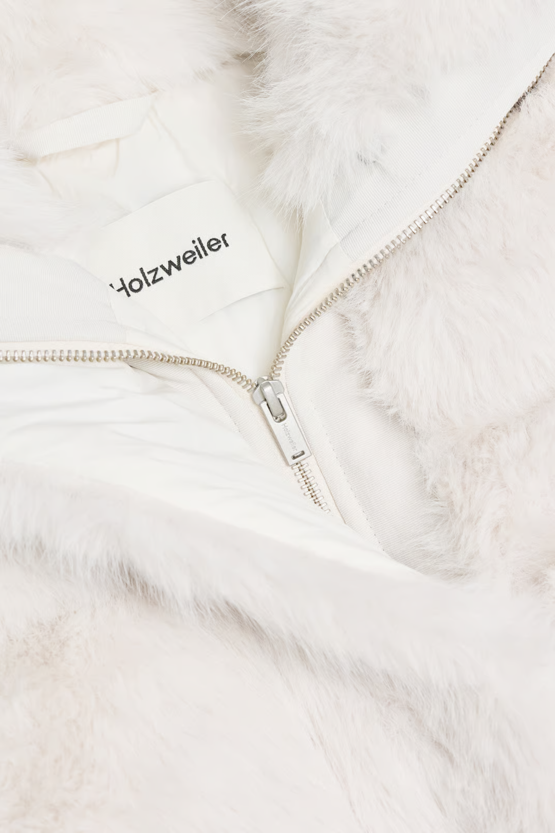 Steilia FauxFur Down Jacket Off White