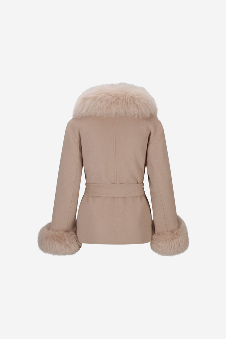 Marta Coat Short Beige