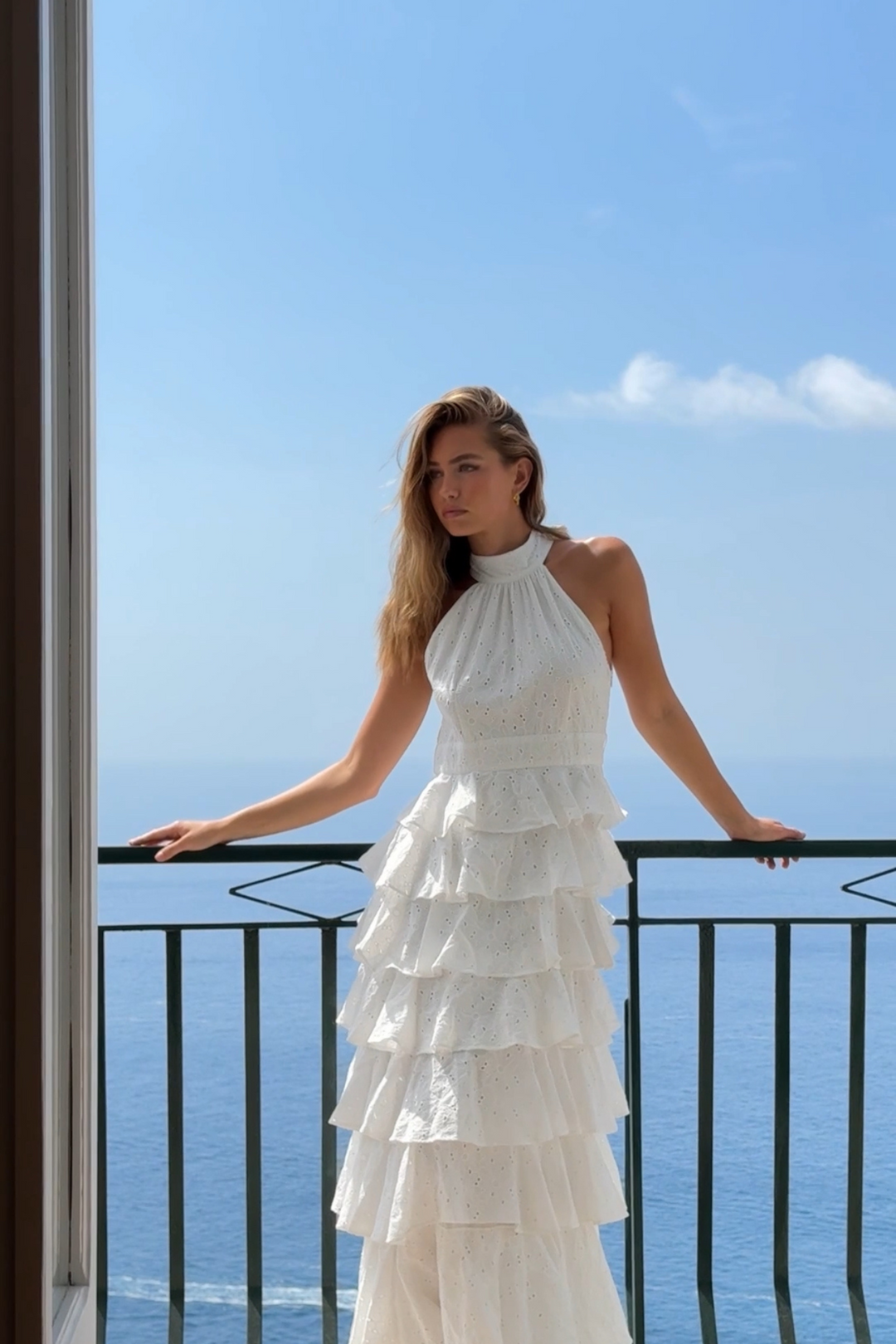Angel maxi dress White