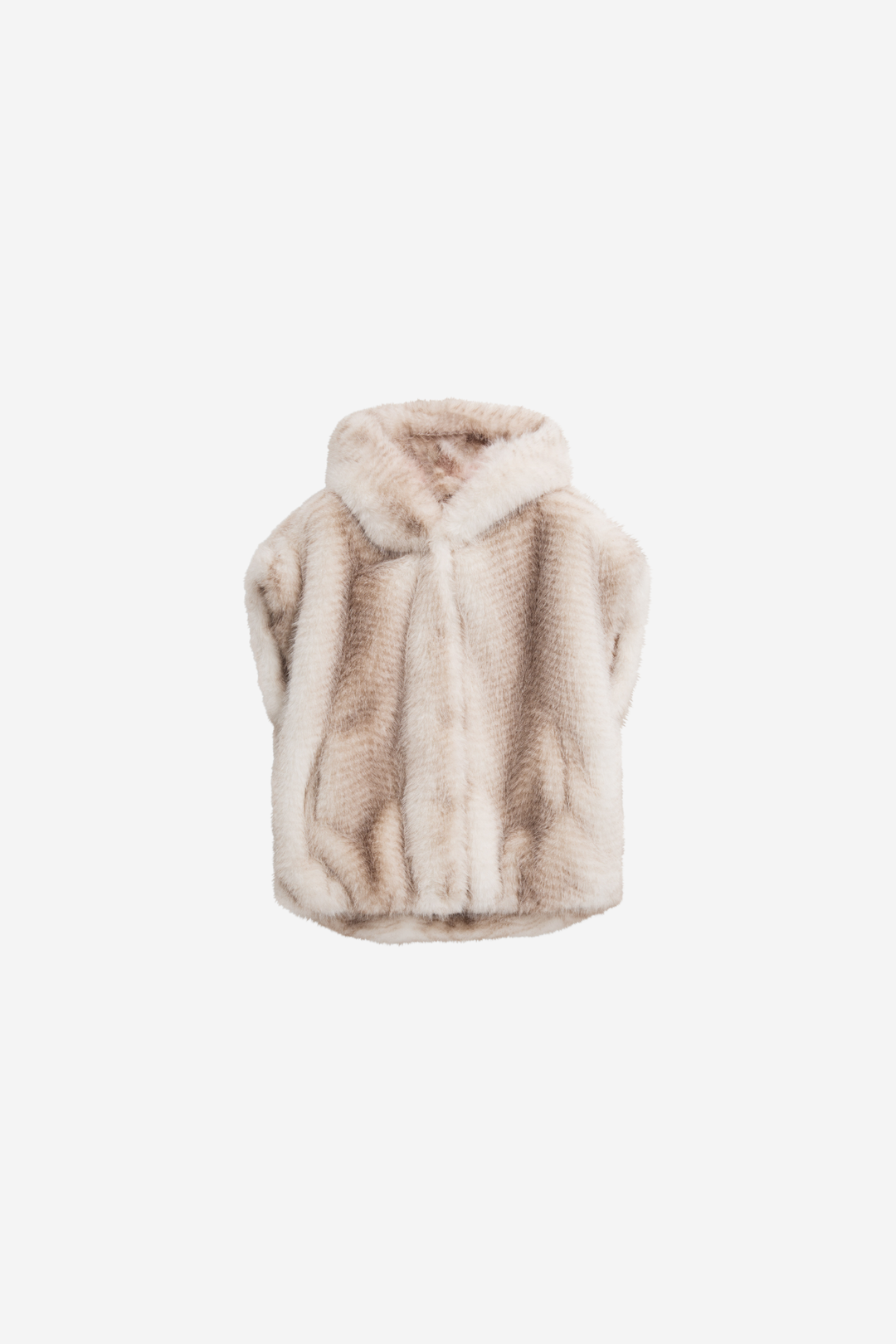 Posh Faux Fur Vest Cream