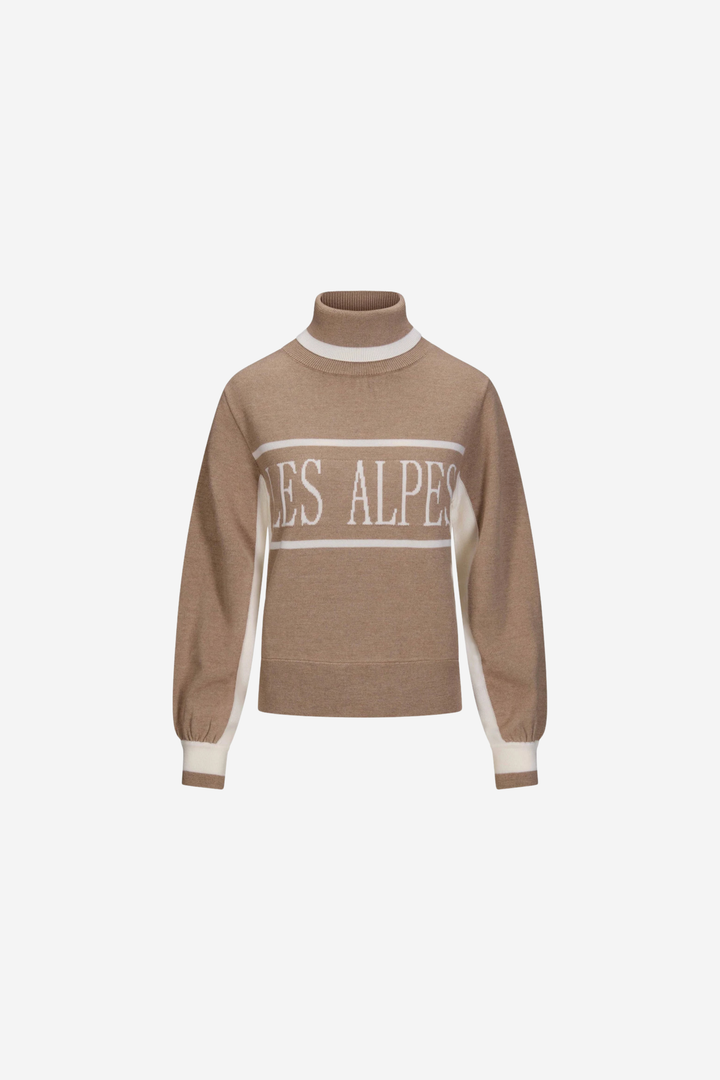 Maud Merino Sweater Beige Melange