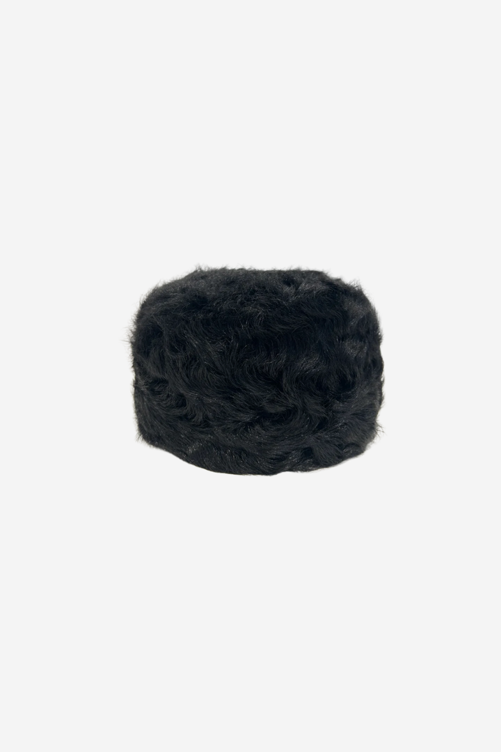 Alessia Shearling Hat Black