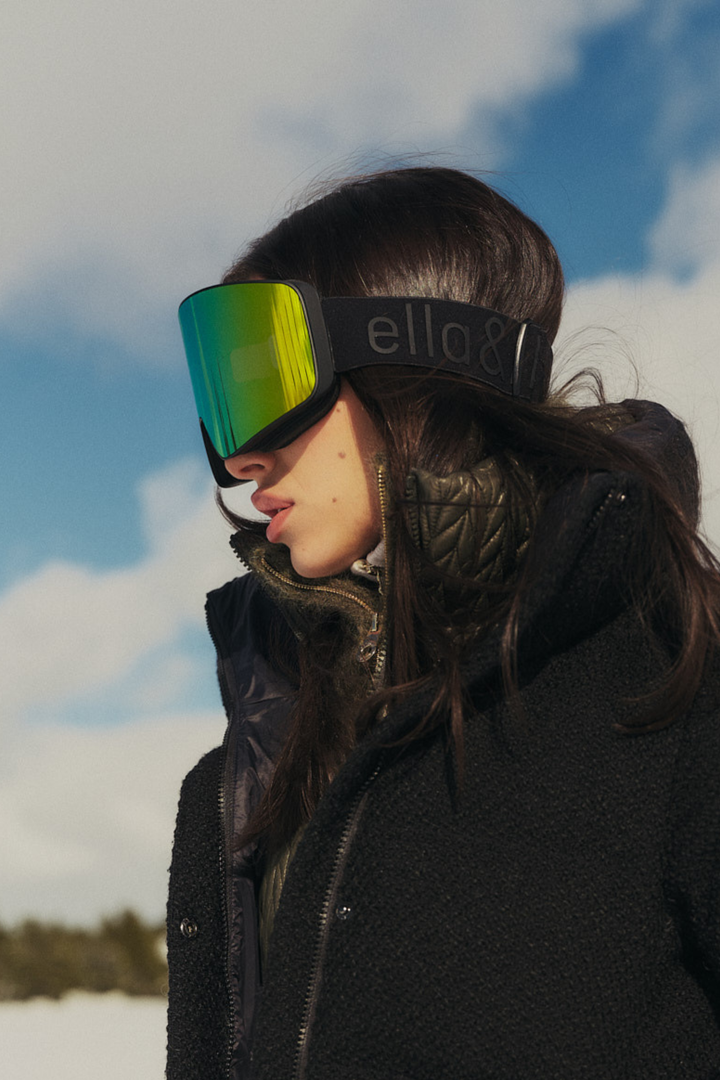 ella's ski goggles black
