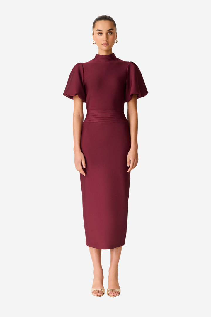Ella Midi Dress Berry