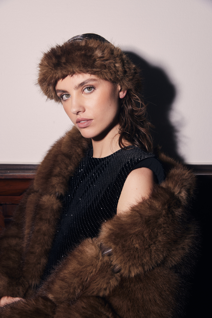 Posh Headband Brown