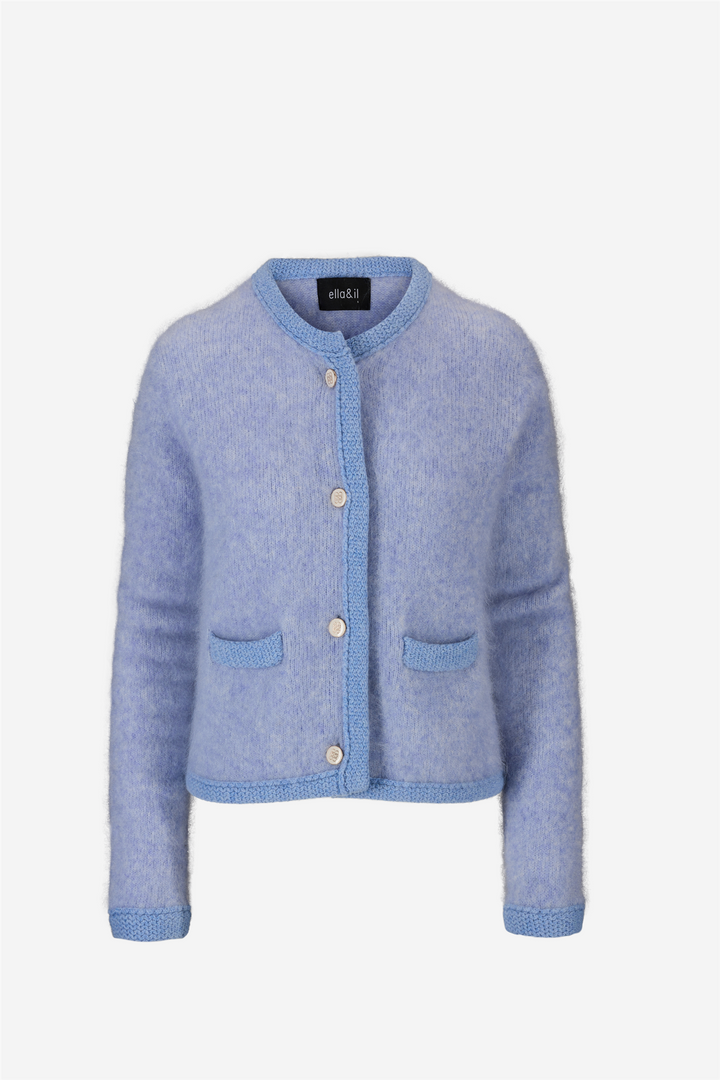 Una Chunky Jacket Light Blue