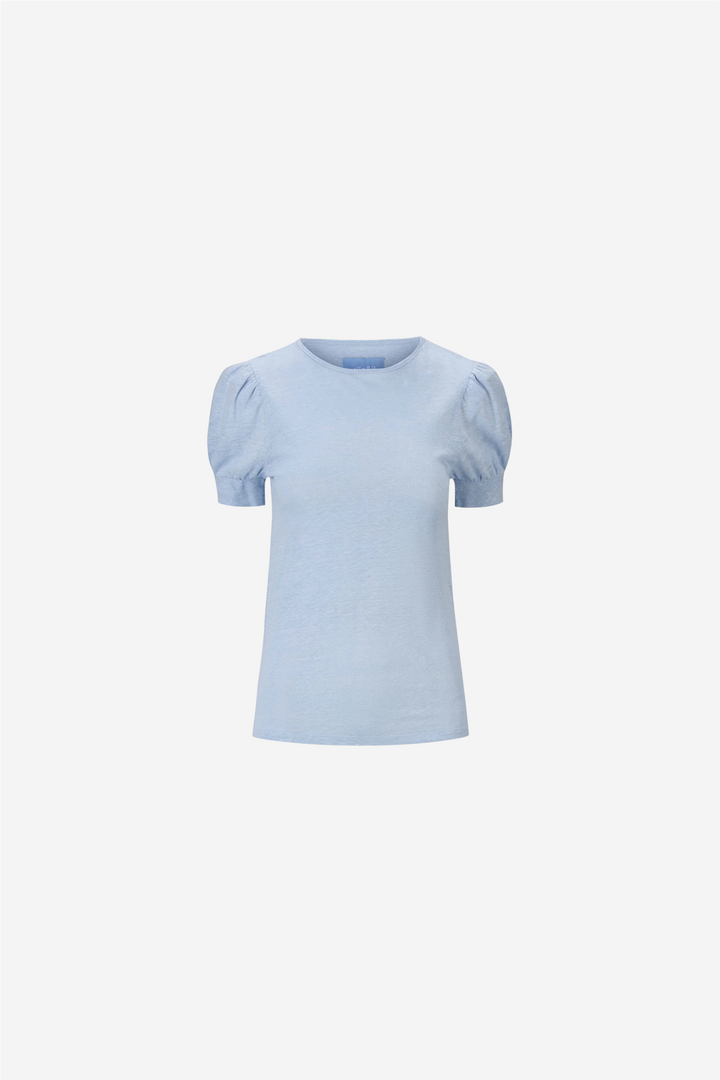 Madeleine Linen Tee Kentucky Blue