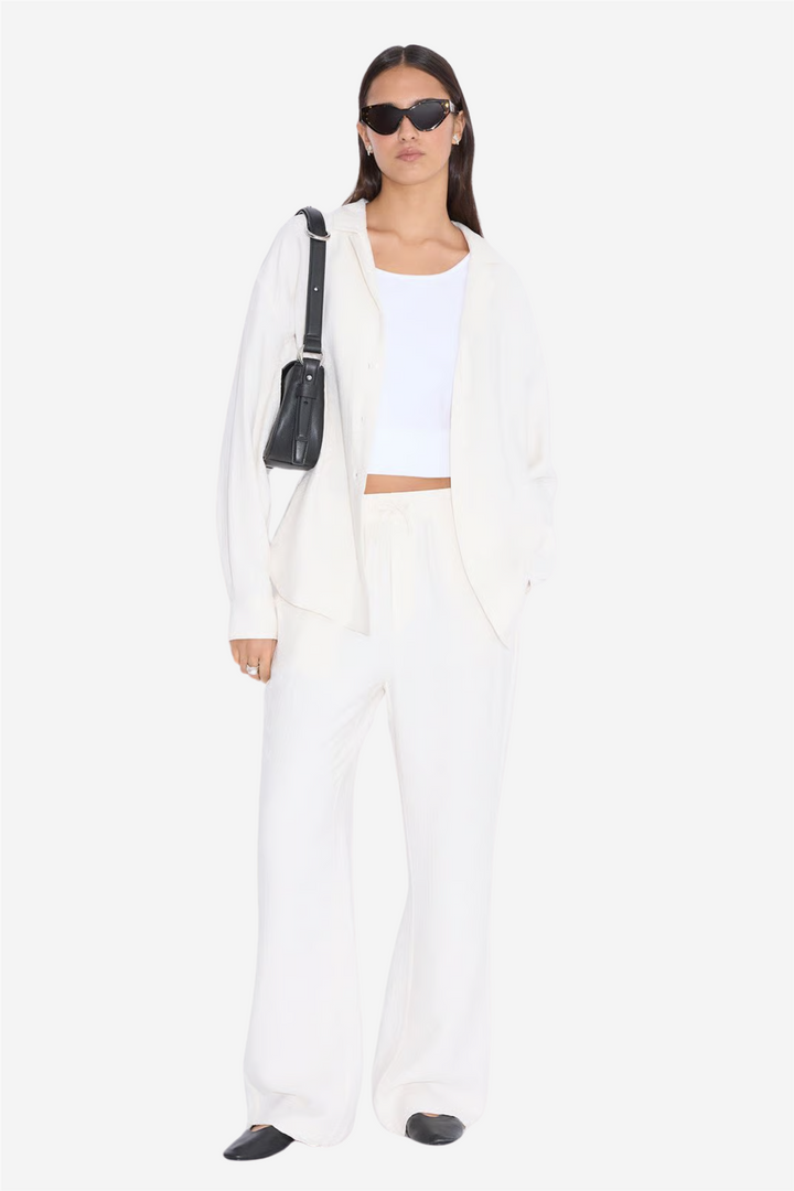 Summer Relaxed Trousers Off White