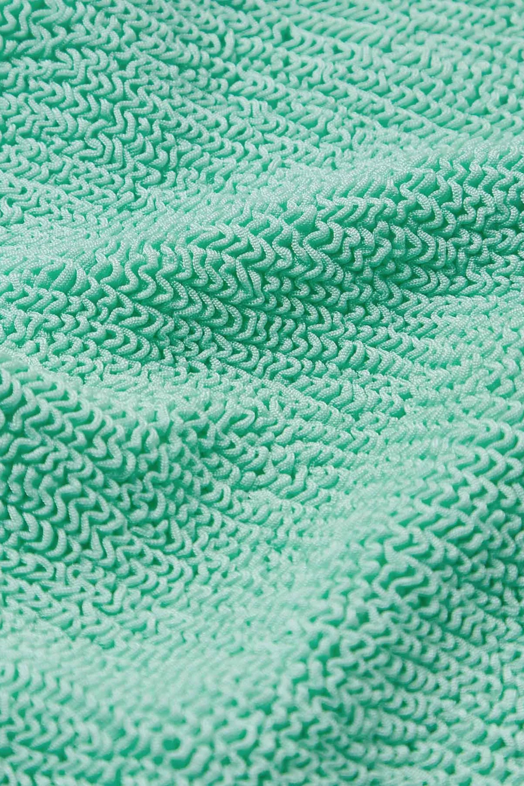 Square Neck Swim Metallic Mint
