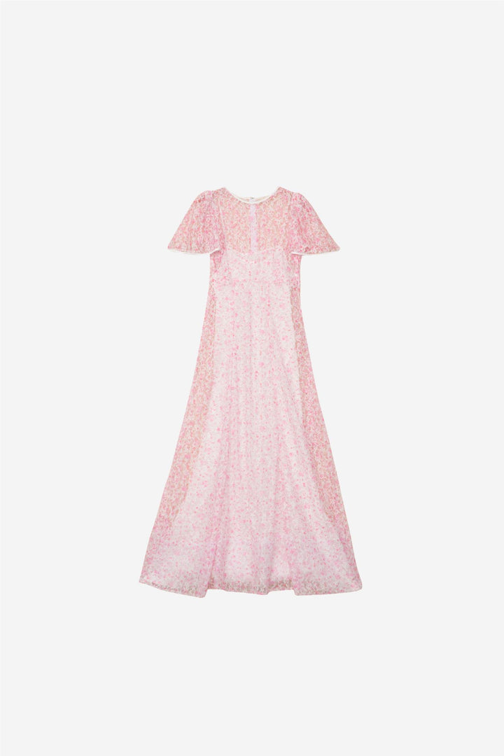 Lace Maxi Dress Antique Brass