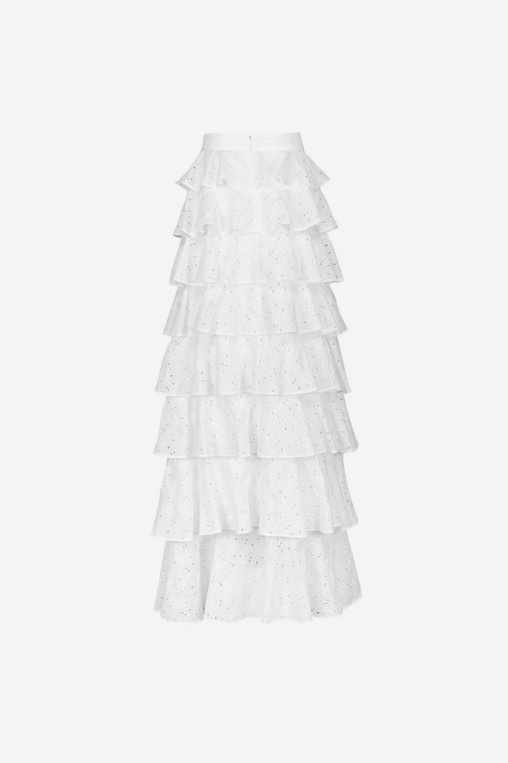 Angel Maxi Skirt White