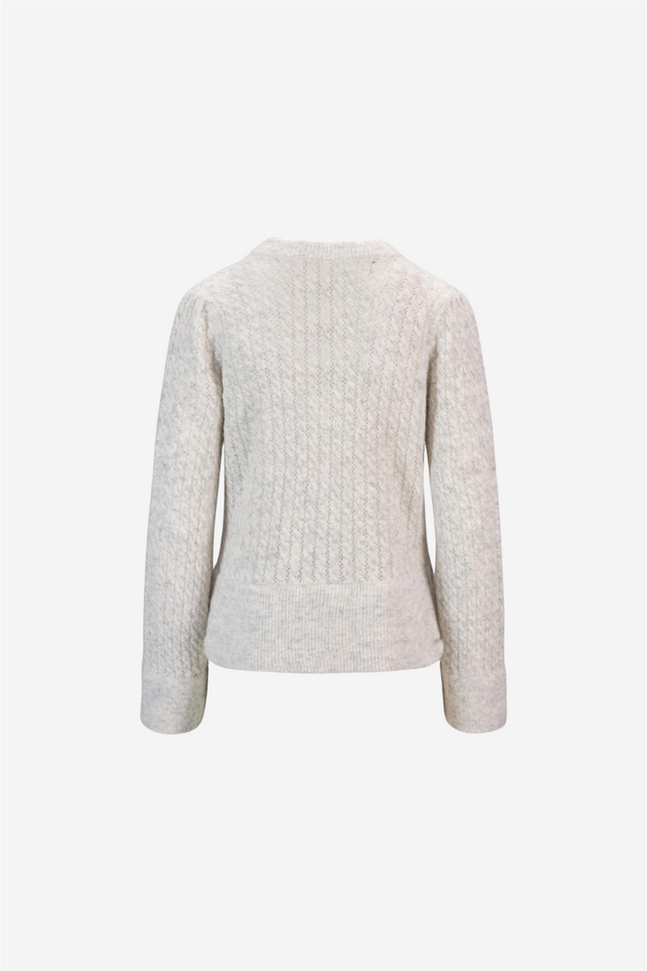 Elvine Alpaca Sweater Light Grey Melange