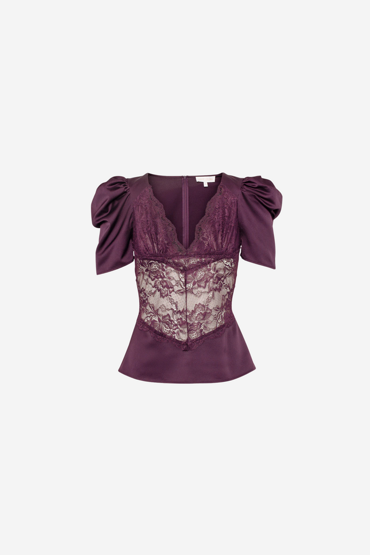 Francis Top Burgundy
