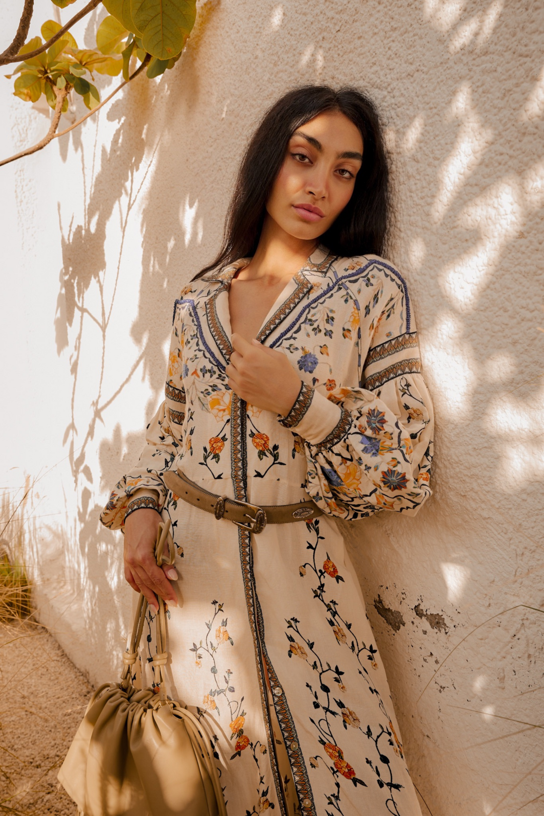 Flora Danica Long Dress Vanilla