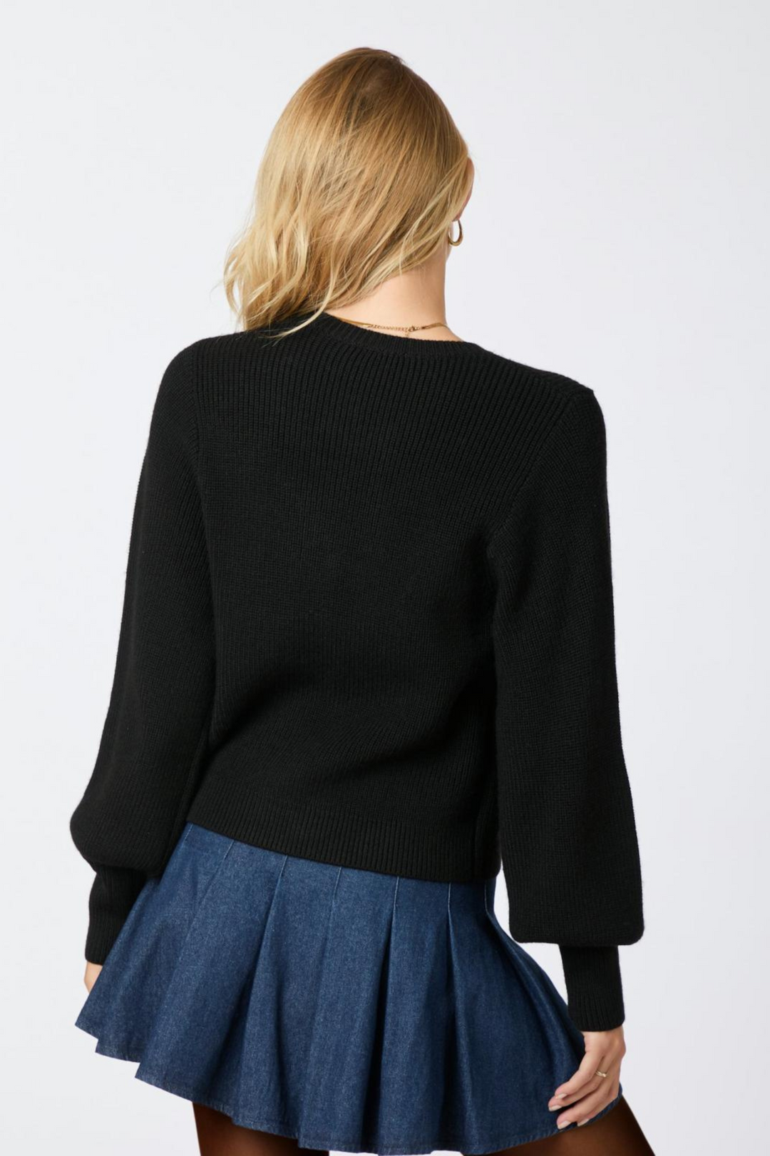 Muscado Knit Cardigan Black