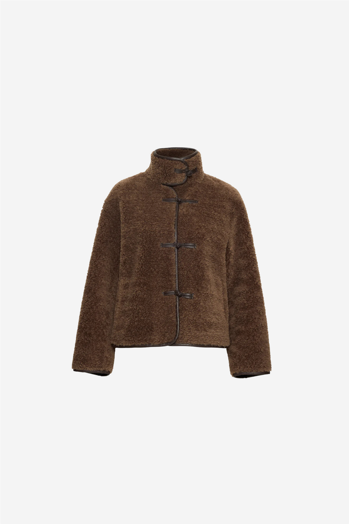 Zola Lamb Fur Jacket Cappucino