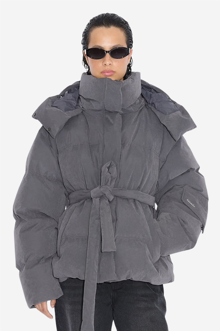Steilia Brushed Down Jacket Grey
