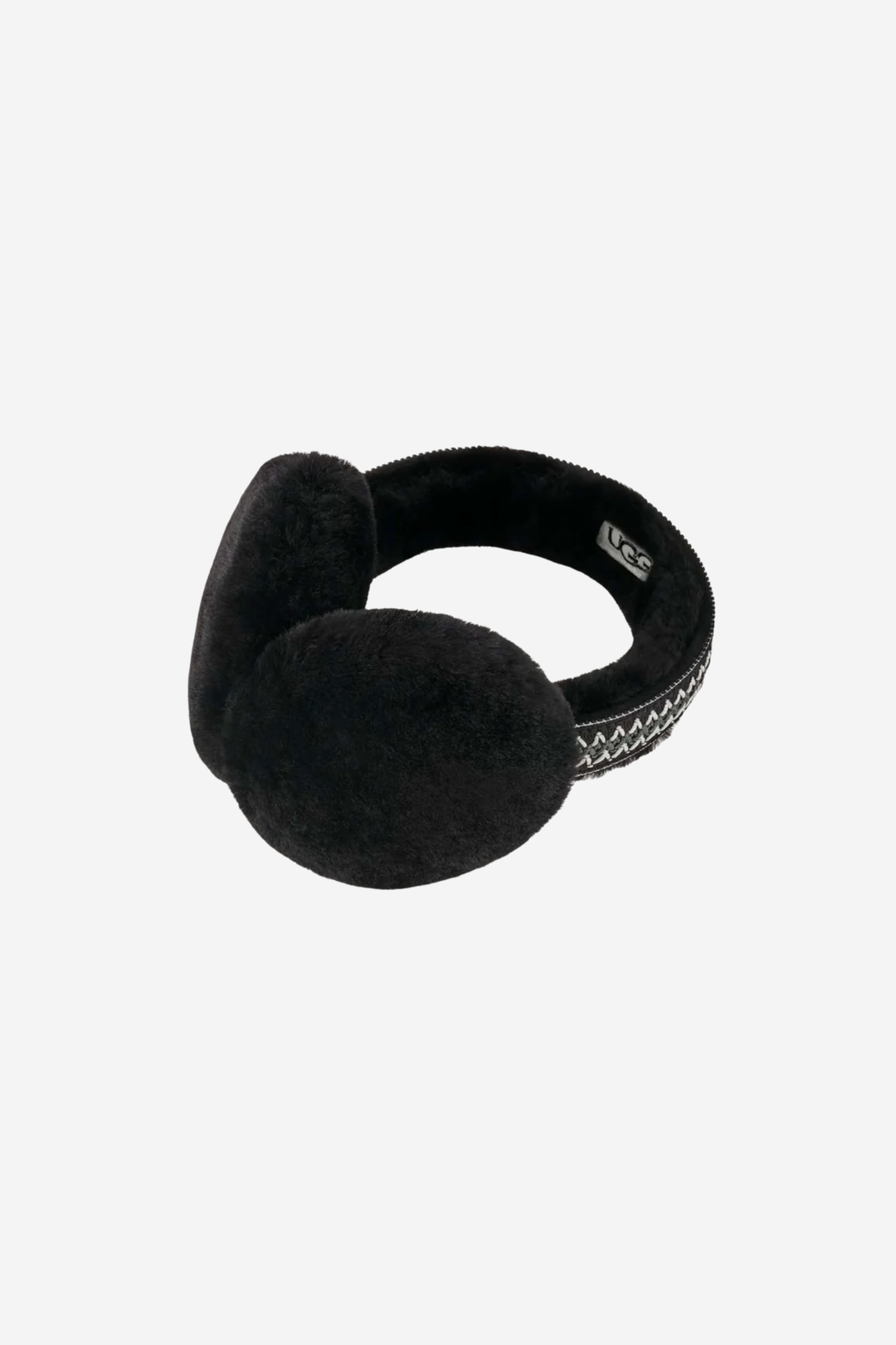 W Sheepskin Earmuff Tasman Black