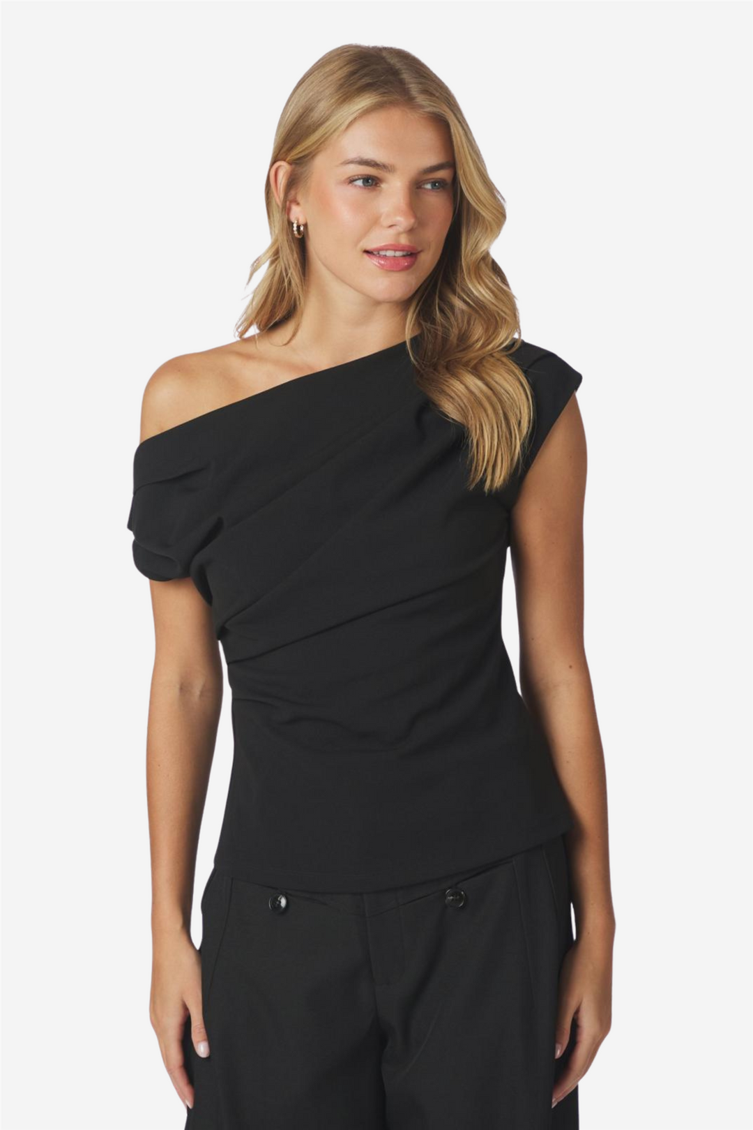 Mabelle Drapy Top Black