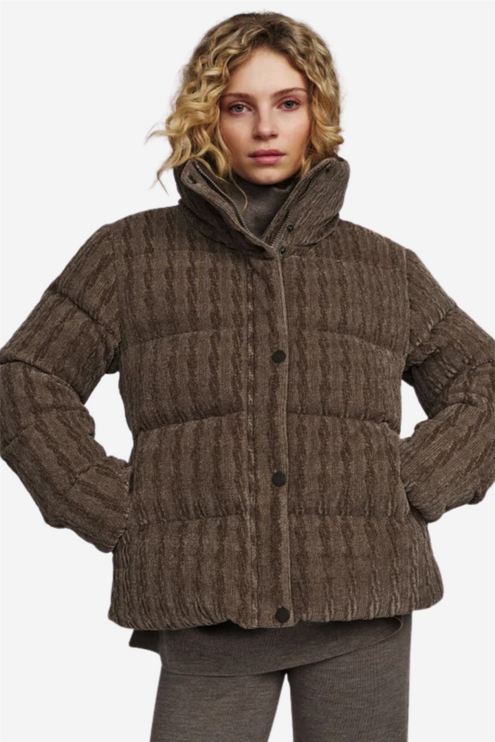 Una Down Jacket Brown