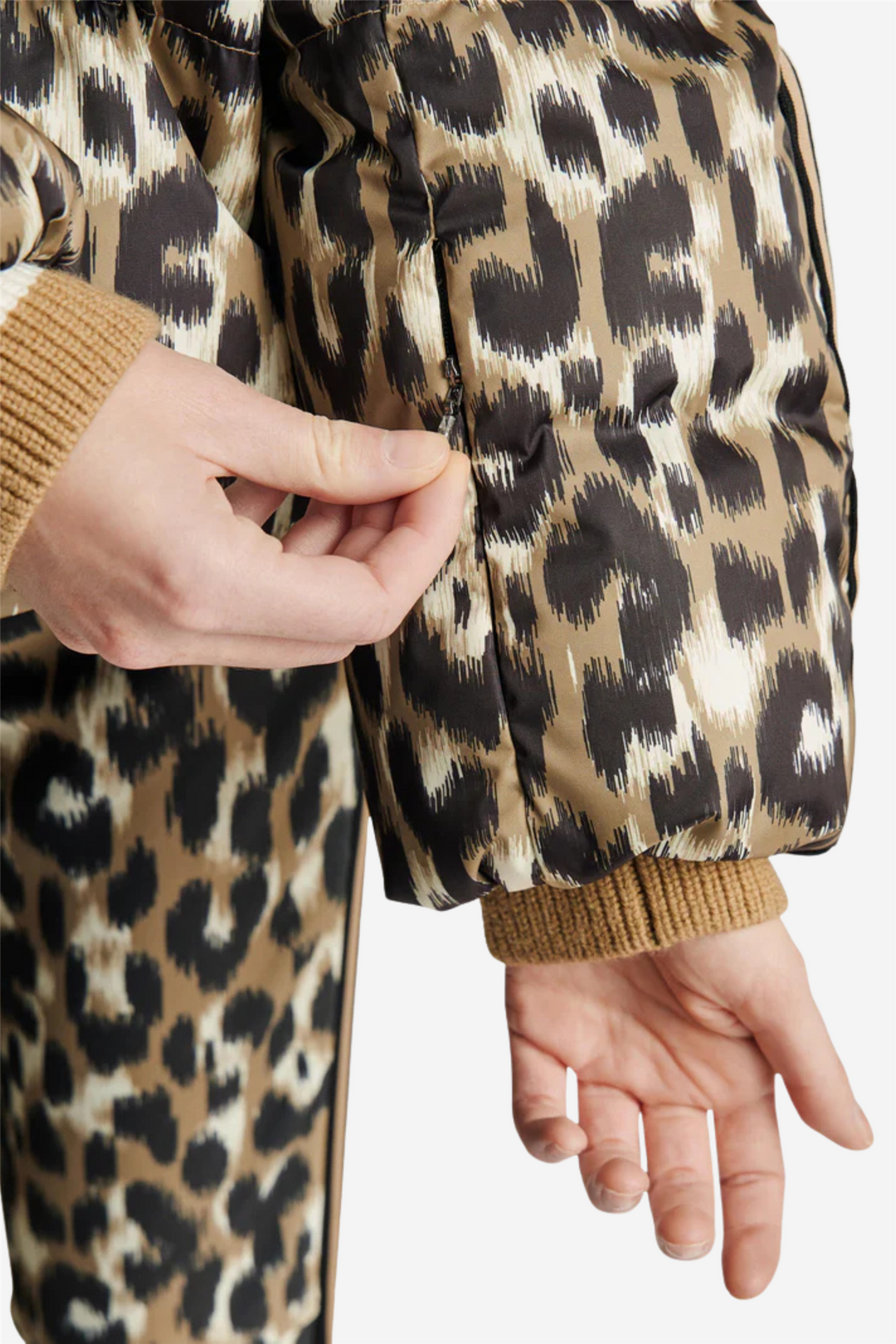 Ada Jacket Leopard Flou Savane