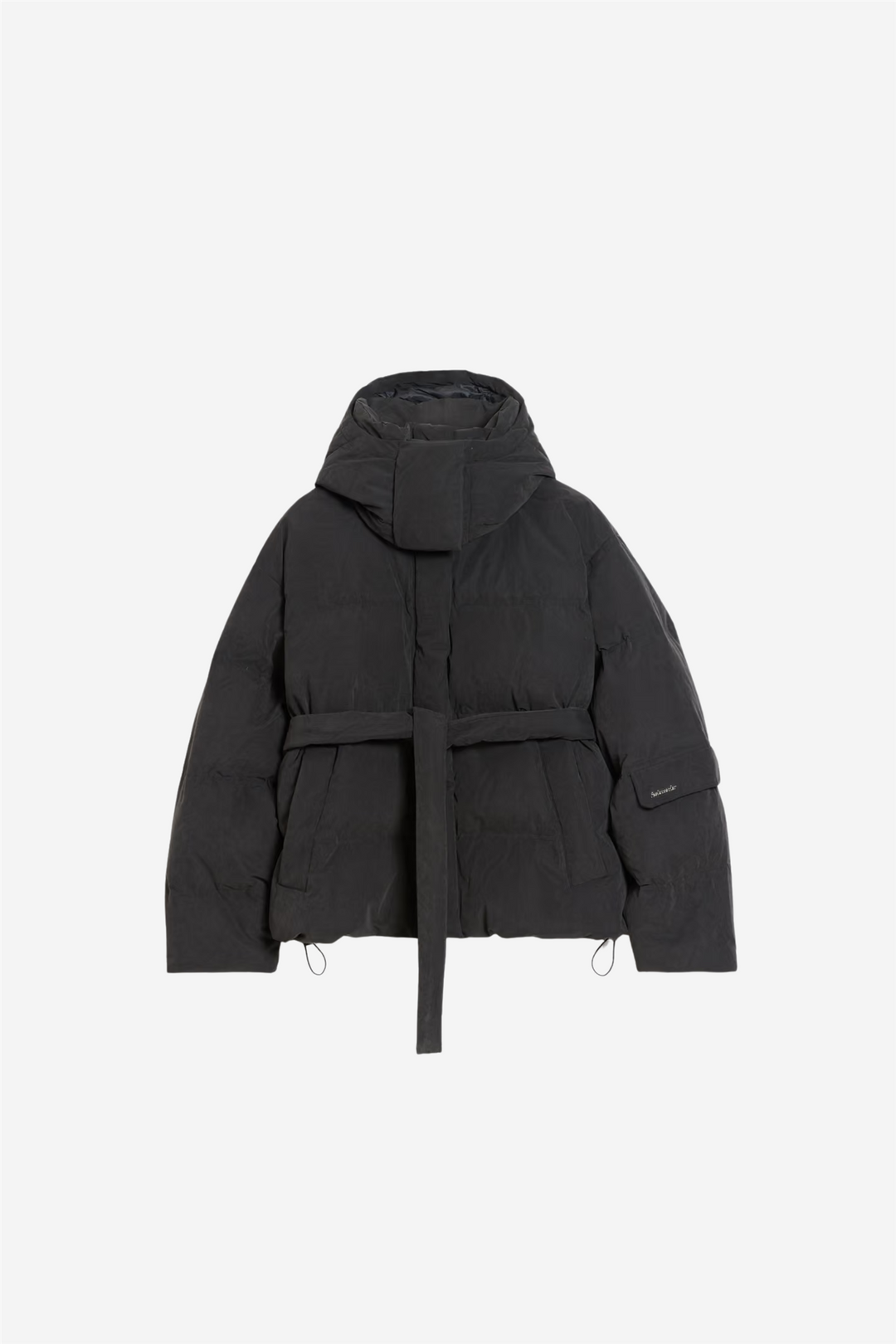 Steilia Brushed Down Jacket Black
