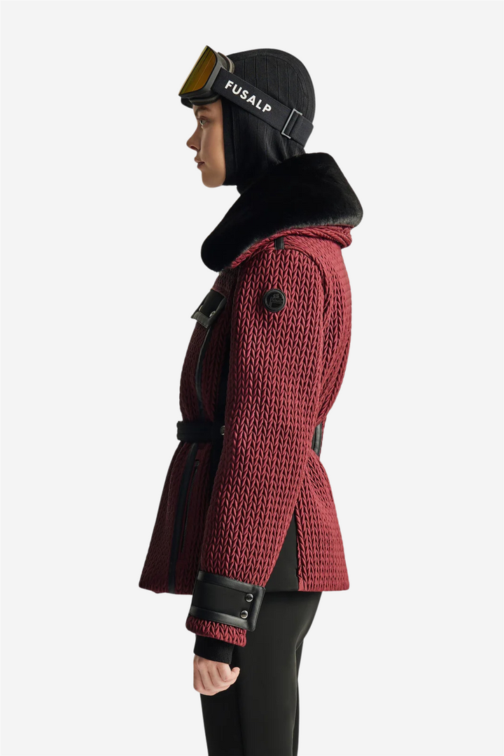 Alixa Jacket Acajou/Noir