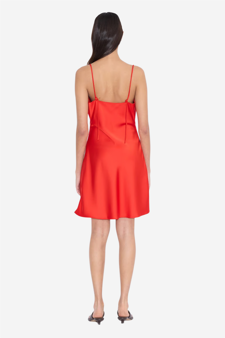 Eila Short Dress Red