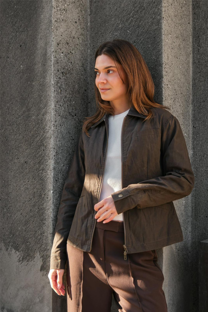 Mexa Coated Jacket Dusty Army