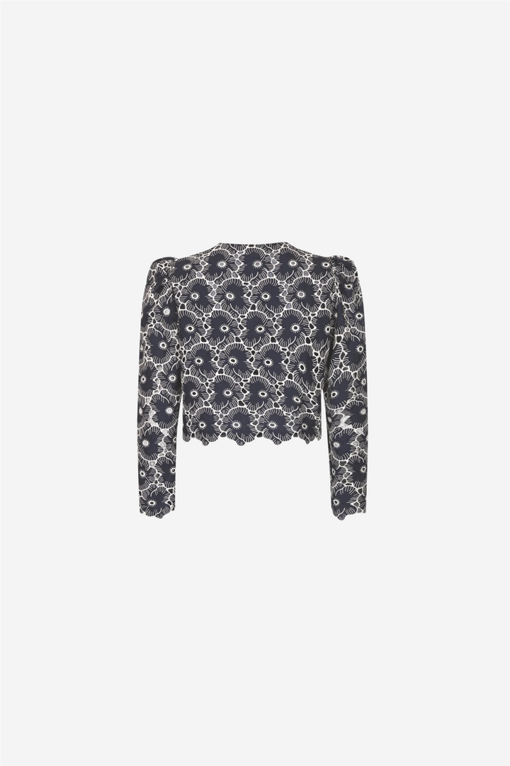 Broderie Anglaise Jacket Marine