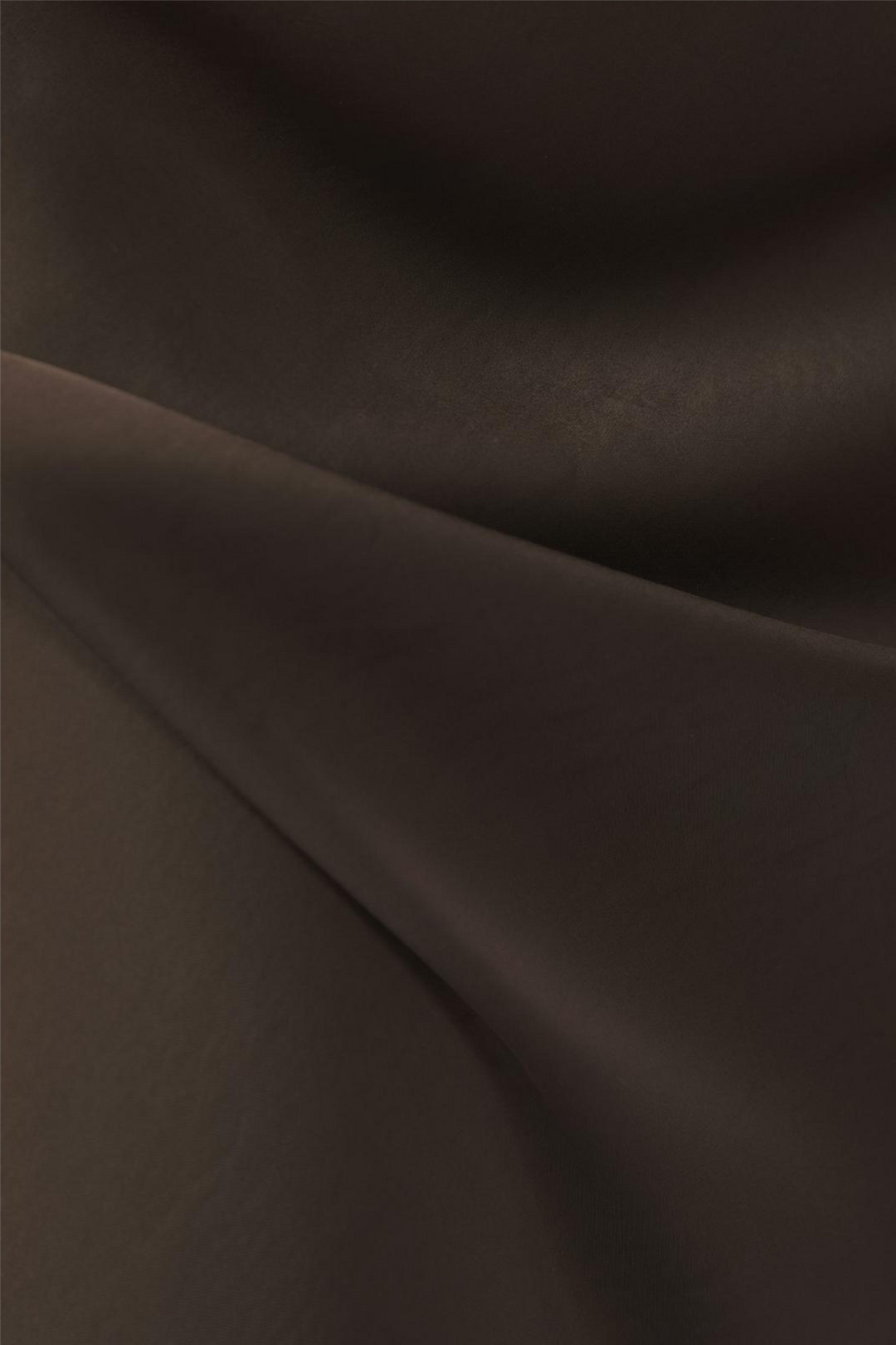 Vicky Heavy Sateen Skirt Dark Brown