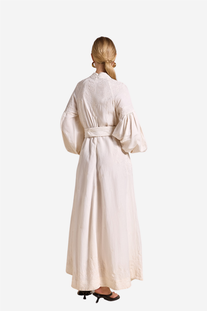 Beyonce Long Dress Antique White