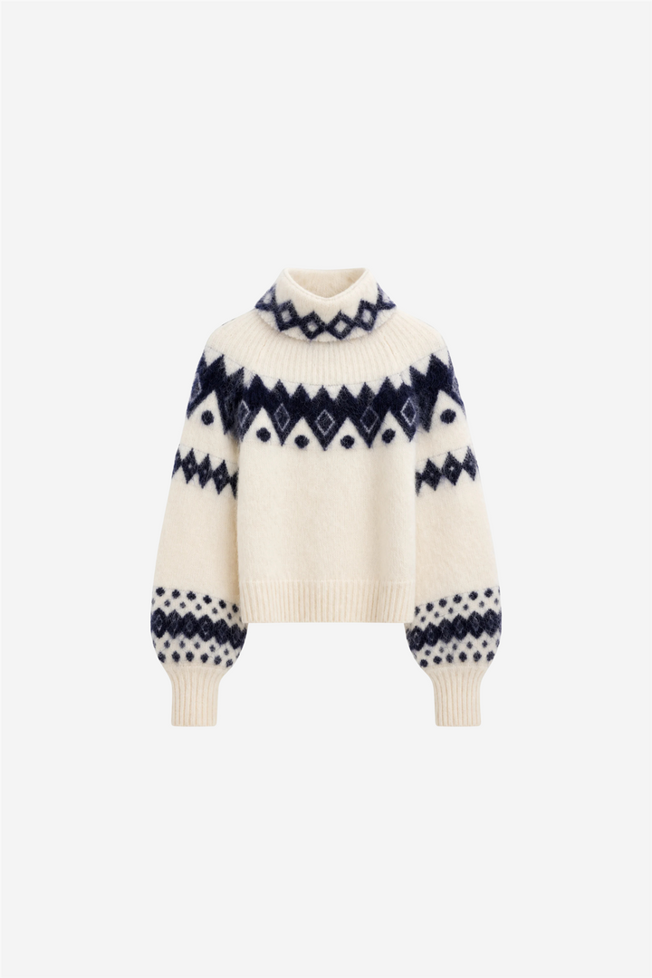 Kylie Chunky Sweater Bright White