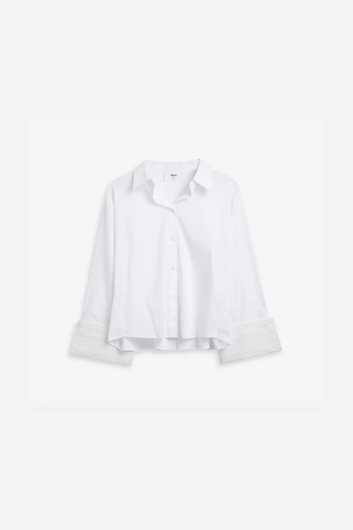 Atari Lace Shirt Bright White