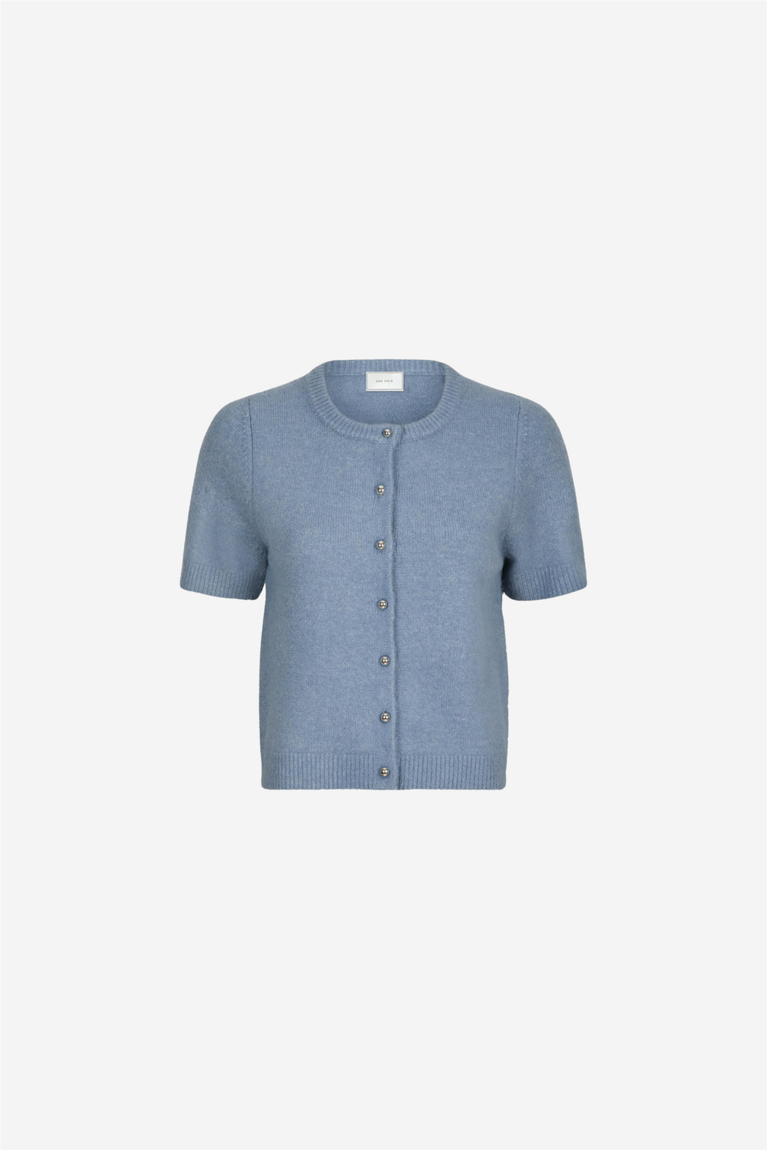 Mitta Knit Blouse Smoke Blue