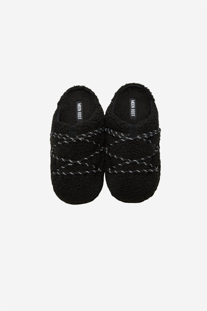 MB Teddy Slipper Black